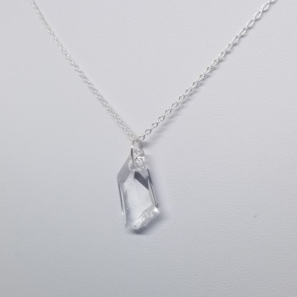 Sterling Silver Necklace Crystal De-Art Swarovski